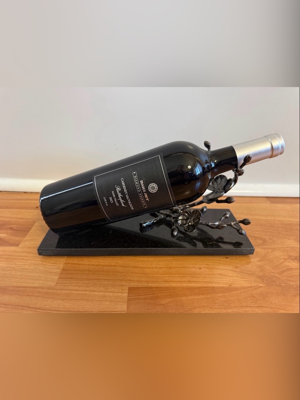 Michael Aram Black Orchid Wine Bottle Holder